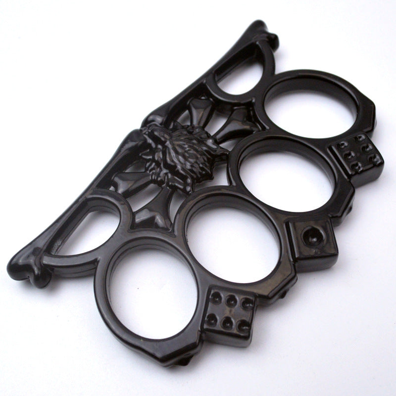 Wolf Head Knuckle Duster Four Finger Defense Tool