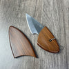 EDC Small fat pig mini pocket knife portable wooden fish knife