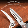 Multifunctional outdoor chicken bone scissors stainless steel