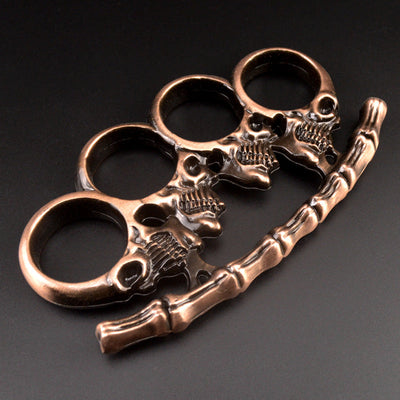 Skull Metal Knuckle Safety Defense EDC Ring