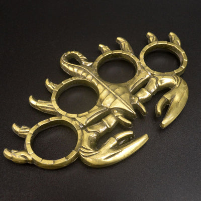 Small Scorpion Knuckle Duster Protective Tool