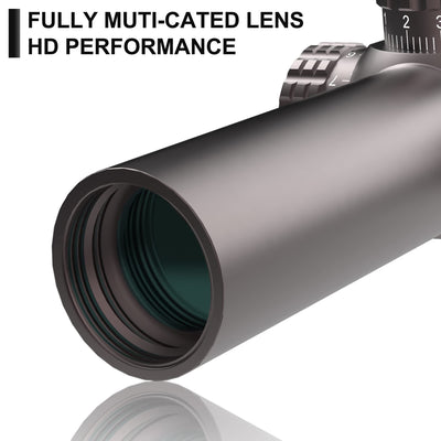 S6 1-6X24 30mm Red And Green Luminous Rifle Scope