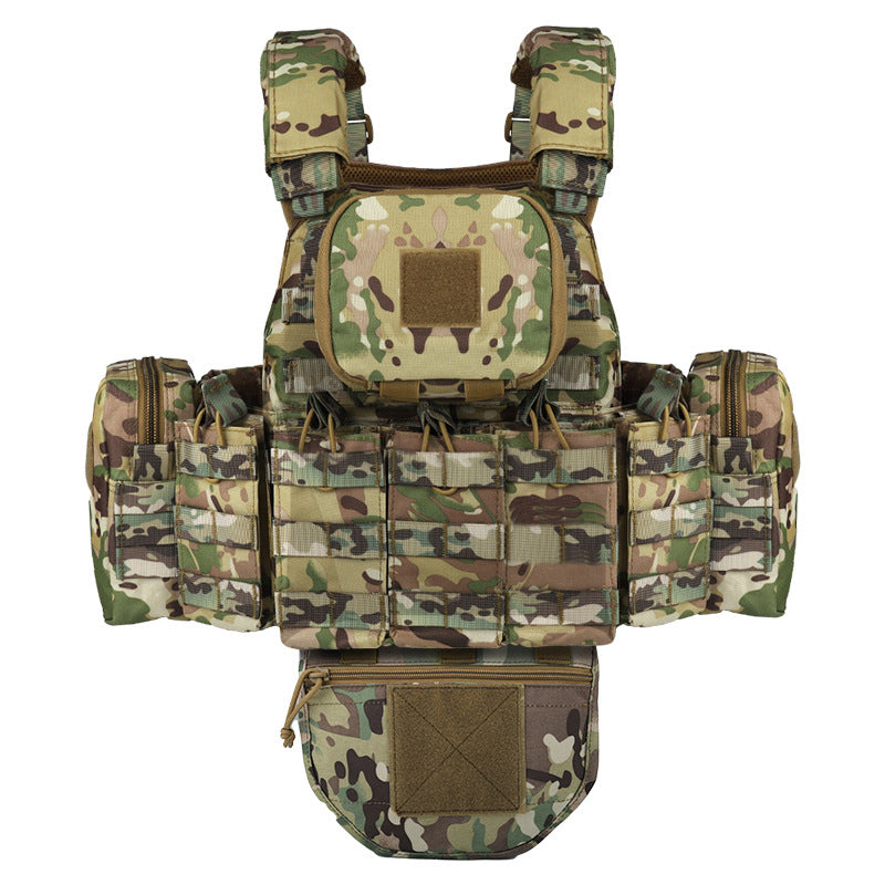 Camouflage outdoor multifunctional tactical vest