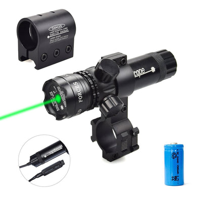 M61 MLOK Rail and Pressure Switch Green Laser Sight