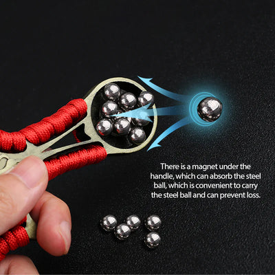 Magnetic hunting slingshot