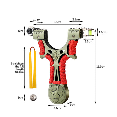 Magnetic hunting slingshot