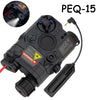 AN PEQ-15 Battery Case Red Dot Laser LED Flashlight