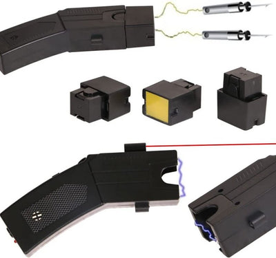 Police Military Long Distance Electric Shocking Shocker Device Needle Stun Gun