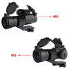 M2 M3 Red Green Dot Sight 20mm Cantilever Mount