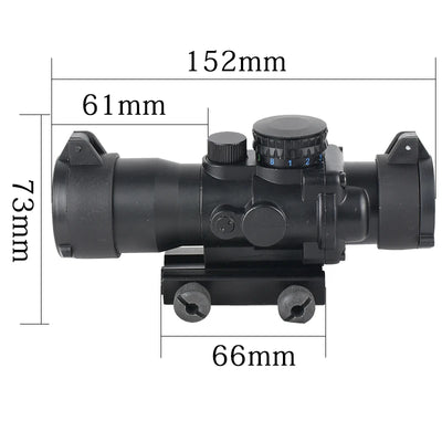 3.5x30 Red Green Blue Dot Scope for 20mm Cantilever