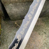 Embroidered Spring Knife - Phantom Feather Knife (Black)