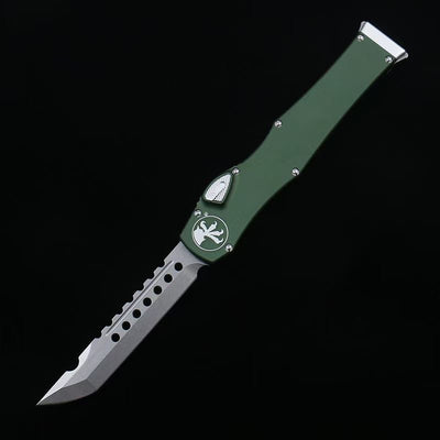 EDC automatic knife+K sheath