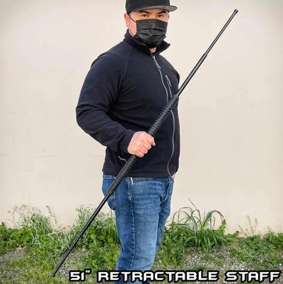 TACTICAL STICK COMBINATION SPLICED WITH THREE-SECTION STICKS