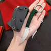 New D2 Steel Blade Rope Handle Survival Hunting Tactics Karambit Claw Knife C05