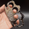 Metal four-finger fist buckle portable protective gear