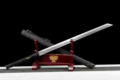 Manganese steel handmade sword/black dragon