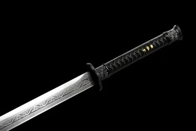 Manganese steel handmade sword/black dragon