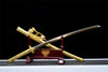 Handmade spring steel full tang katana golden phoenix