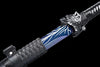 Handmade Manganese Steel Chinese Sword With Blue Pattern