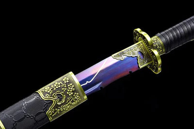 Manganese steel handmade full Tang samurai sword