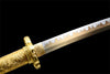 Handmade spring steel full tang katana golden phoenix