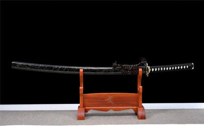 Handmade Manganese Steel Katana Gold&Black