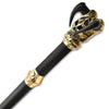 VORTHELOK FORGED SWORD CANE - GOLD EDITION