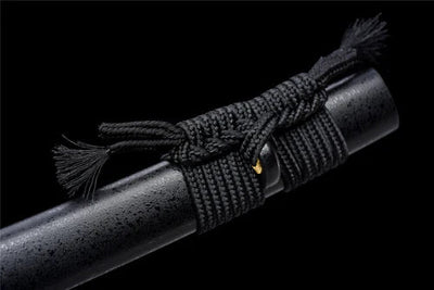 Handmade manganese steel katana black wave