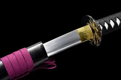 Japanese Katana Sword Handmade Golden Bamboo